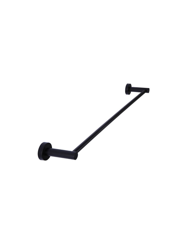 Meir Round Single Towel Rail 600mm - Matte Black