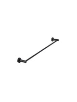Meir Round Single Towel Rail 600mm - Matte Black