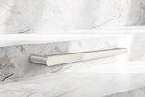 Meir Curvaé Double Towel Rail 600mm - PVD Brushed Nickel