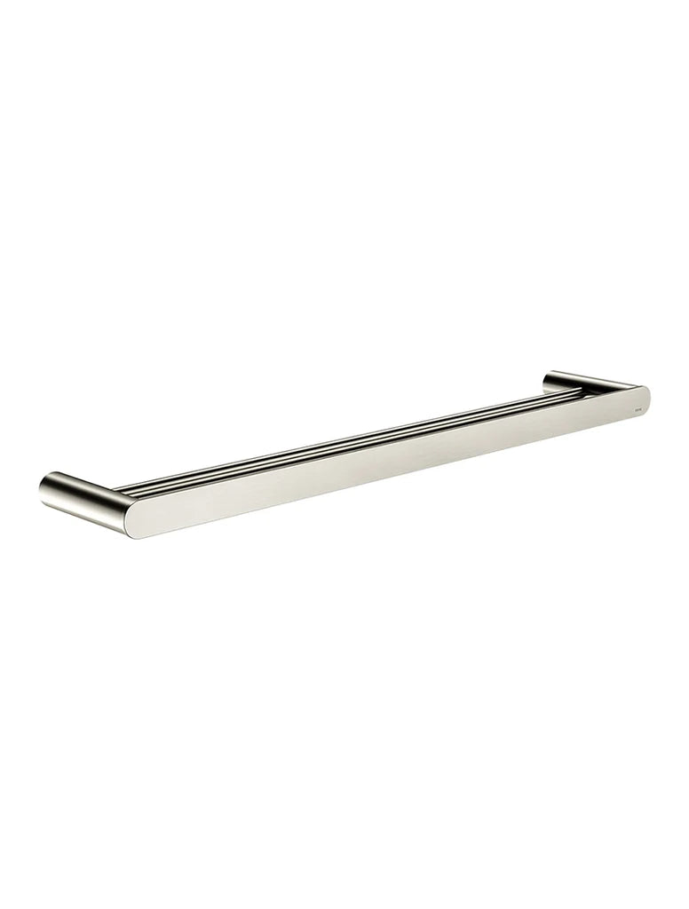 Meir Curvaé Double Towel Rail 600mm - PVD Brushed Nickel