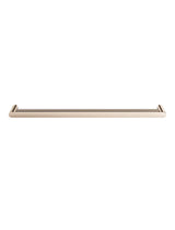 Meir Curvaé Double Towel Rail 800mm - Champagne