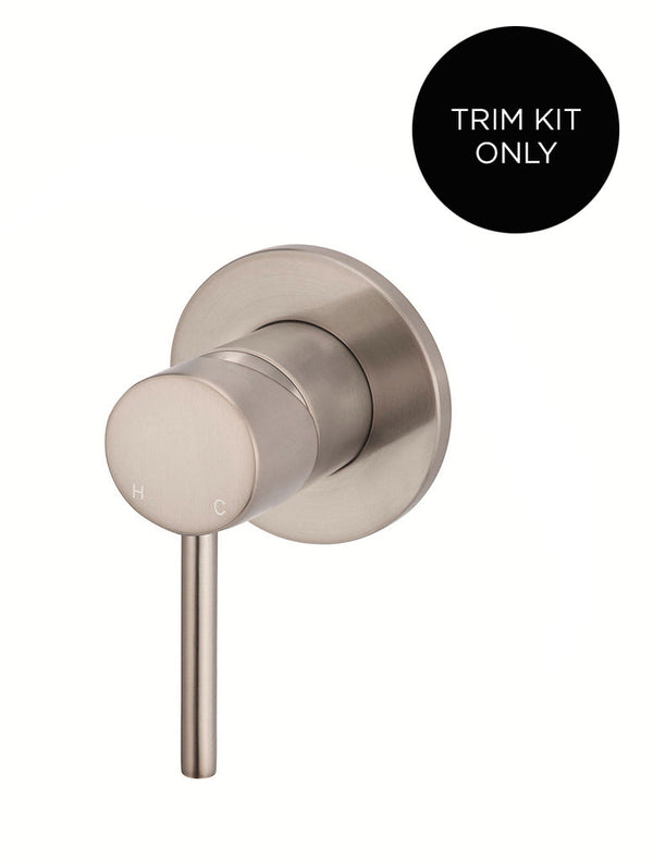 Meir Round Wall Mixer Trim Kit - Champagne