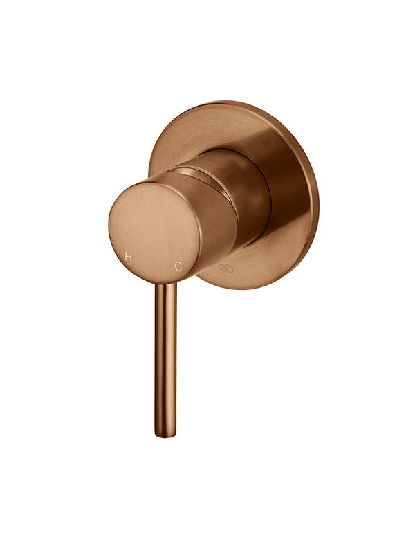 Meir Round Wall Mixer Trim Kit - PVD Brushed Bronze