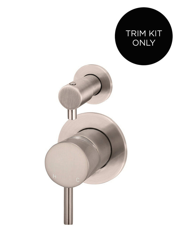 Meir Round Diverter Mixer Trim Kit - Champagne