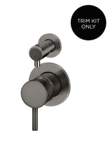 Meir Round Diverter Mixer Trim Kit - Shadow Gunmetal