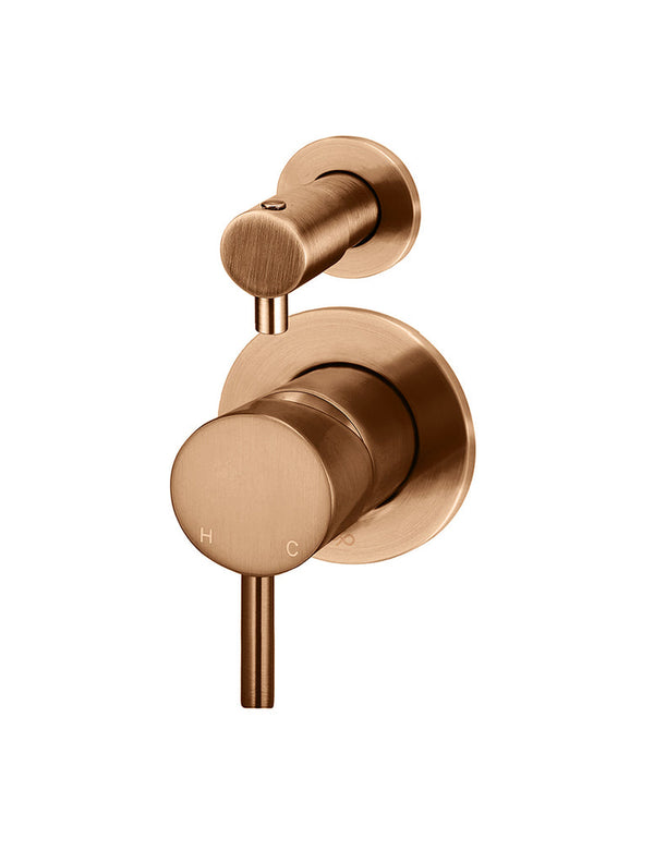 Meir Round Diverter Mixer Trim Kit - PVD Lustre Bronze