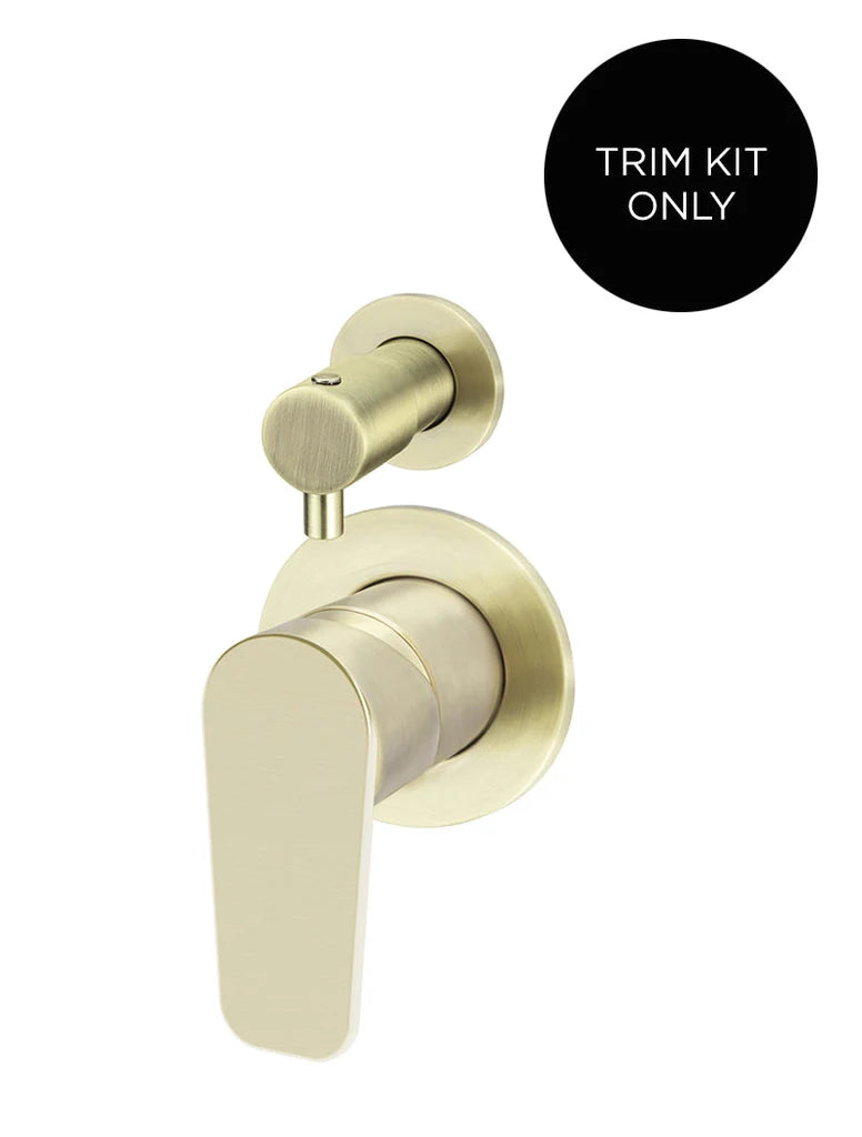 Meir Round Diverter Mixer Paddle Handle Trim Kit - PVD Tiger Bronze