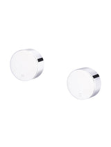 Meir Circular Wall Taps - Polished Chrome
