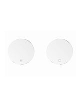 Meir Circular Wall Taps - Polished Chrome