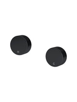 Meir Circular Wall Taps - Matte Black