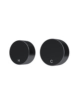 Meir Circular Wall Taps - Matte Black