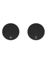 Meir Circular Wall Taps - Matte Black