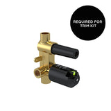 Meir Round Diverter Mixer Trim Kit - Shadow Gunmetal