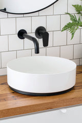 Meir Round Wall Mixer Paddle Handle Trim Kit - Matte Black