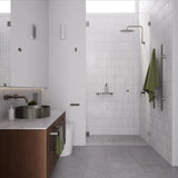 Meir Curvaé Shower Shelf 400mm - Shadow Gunmetal