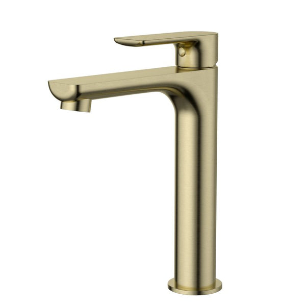 Modern National Nova Mid Rise Basin Mixer Brushed Bronze