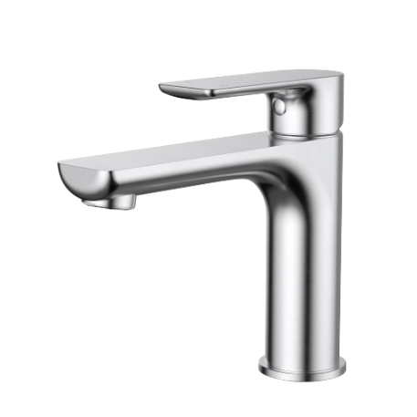 Modern National Nova Basin Mixer Brushed Chrome