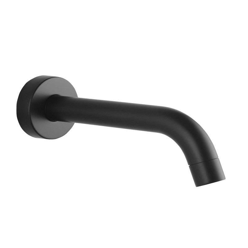 Aquaperla Lucid Pin Round Bathtub/Basin Wall Spout(160mm) - Black