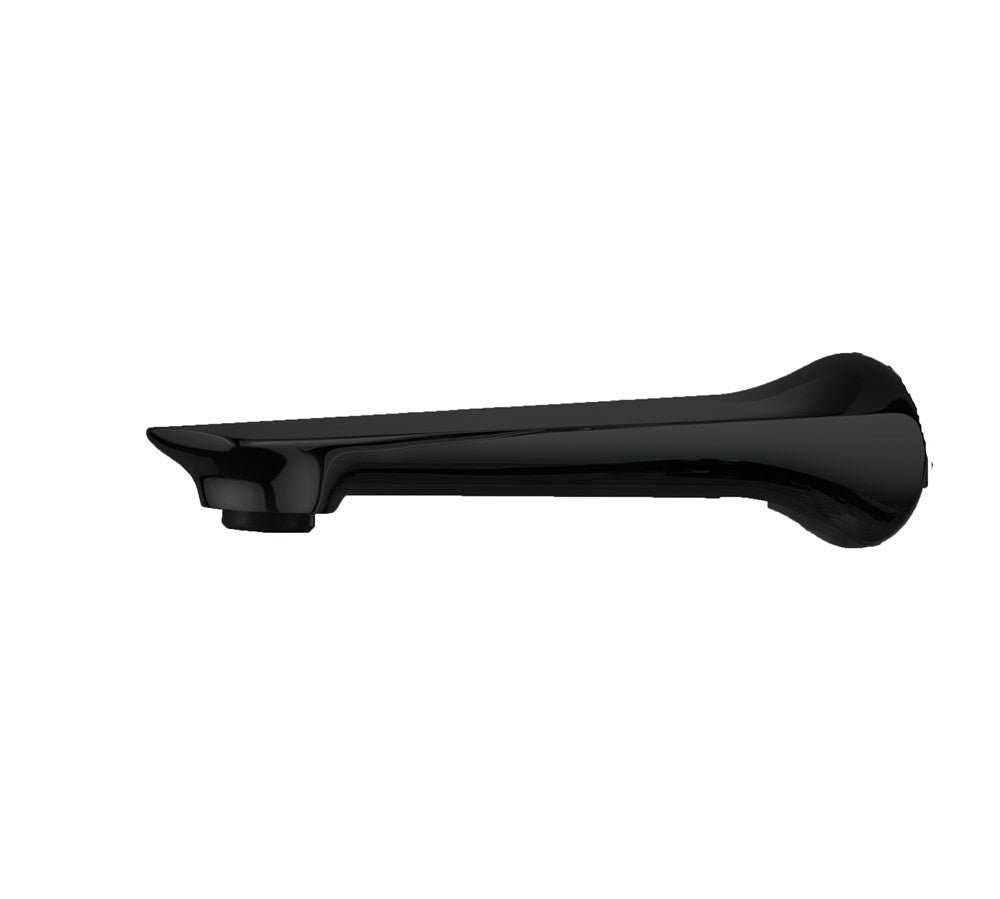 Aquaperla Au 180mm Bathtub/Basin Wall Spout - Black