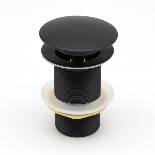 Aquaperla Pop Up Waste No Overflow - Black