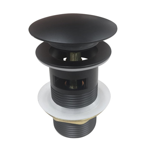 Aquaperla Pop Up Waste Overflow - Black