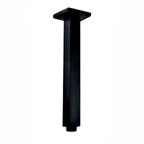 Aquaperla 200mm Ceiling Shower Arm - Black