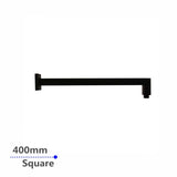 Aquaperla 400mm Wall Shower Arm - Black - OX0104.SA