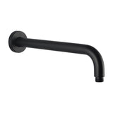 Aquaperla 400mm Wall Shower Arm - Black - OX0108.SA