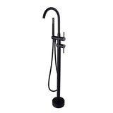 Aquaperla Freestanding Tap With Handheld Shower - Black