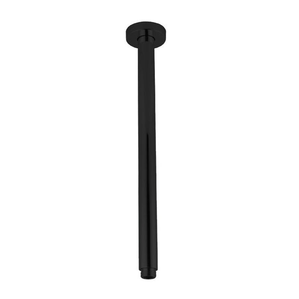 Aquaperla 400mm Ceiling Shower Arm - Black - OX0120.SA