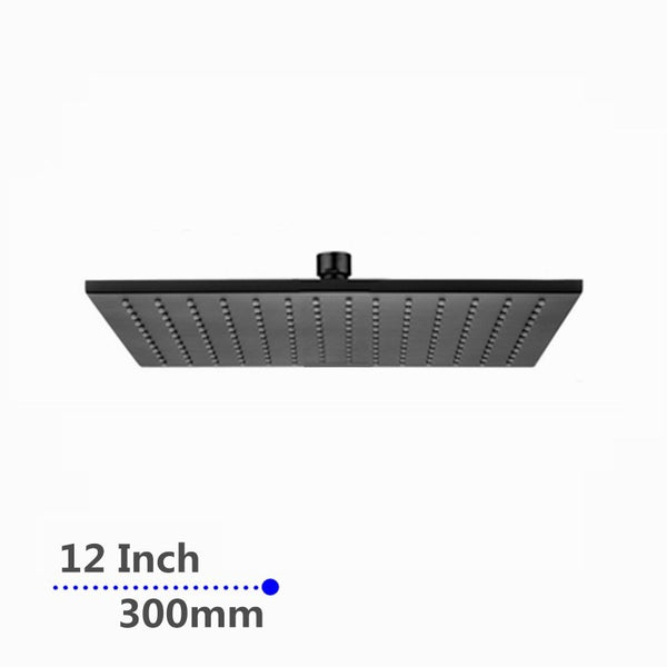 Aquaperla 300mm Shower Head - Black - OX0133.SH