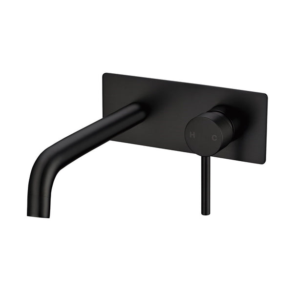 Aquaperla Lucid Pin Spout Mixer - Black