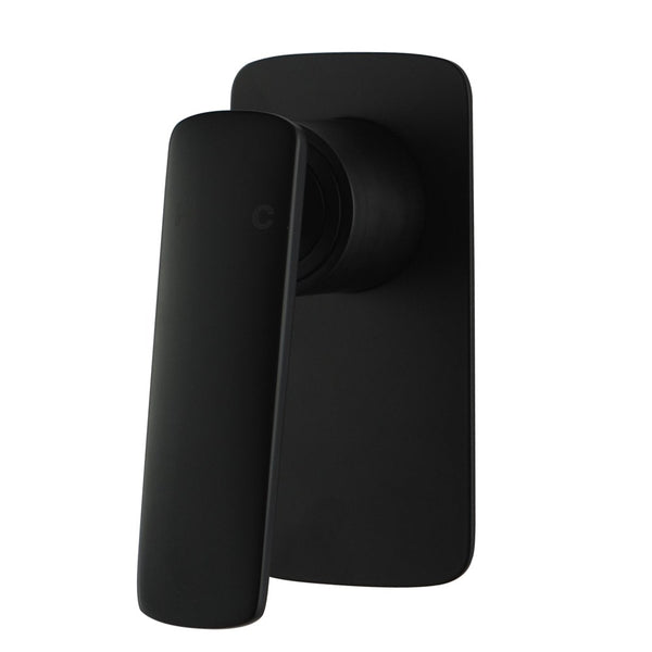 Aquaperla Square Wall Mixer - Black