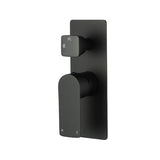 Aquaperla Vog Wall Mixer With Diverter - Black