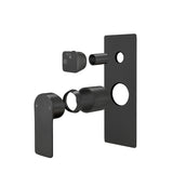 Aquaperla Vog Wall Mixer With Diverter - Black