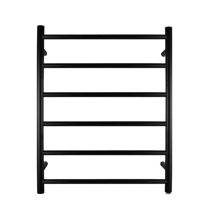 Aquaperla Heated Towel Rack 6 Bars - Black
