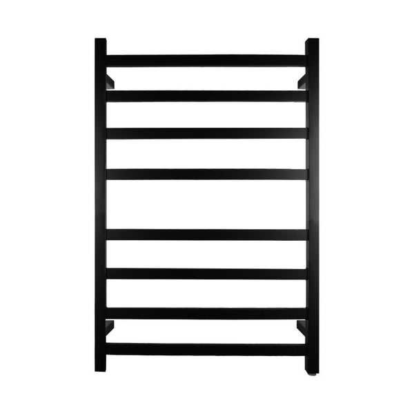 Aquaperla Heated Towel Rack 8 Bars - Black