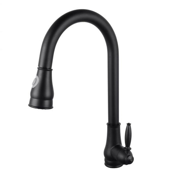 Aquaperla Pull Out Kitchen Mixer - Matte Black