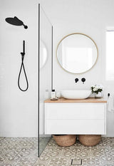 Aquaperla Shower Rail - Black - OX2131.SH.N