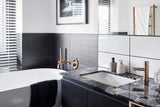 Meir Round Pinless Basin Mixer - Champagne
