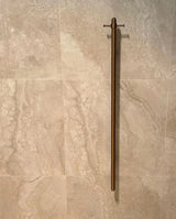 Meir Heated Vertical Towel Rail - PVD Lustre Bronze