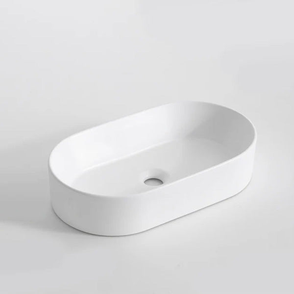 Aquaperla 520x300x120mm Above Counter Basin - Matte White