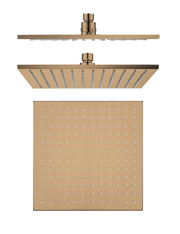 Aquaperla 250mm Shower Head - Rose Gold