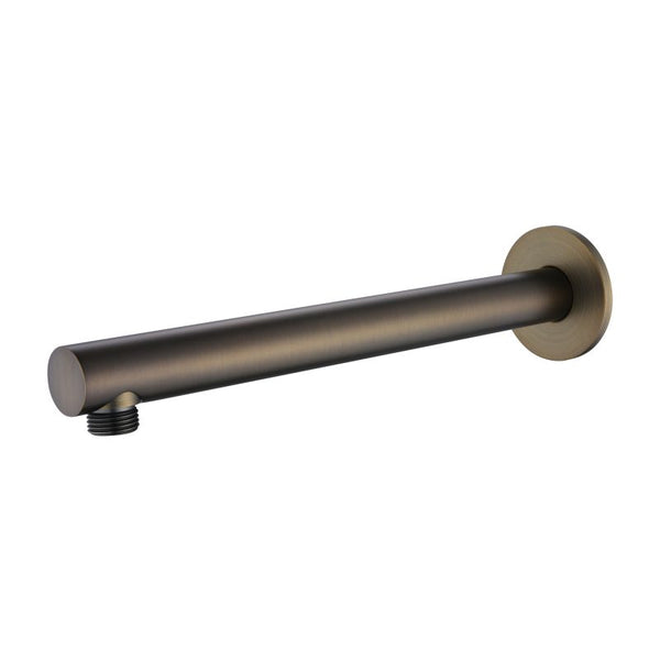 Modern National Round Shower Arm Antique Brass