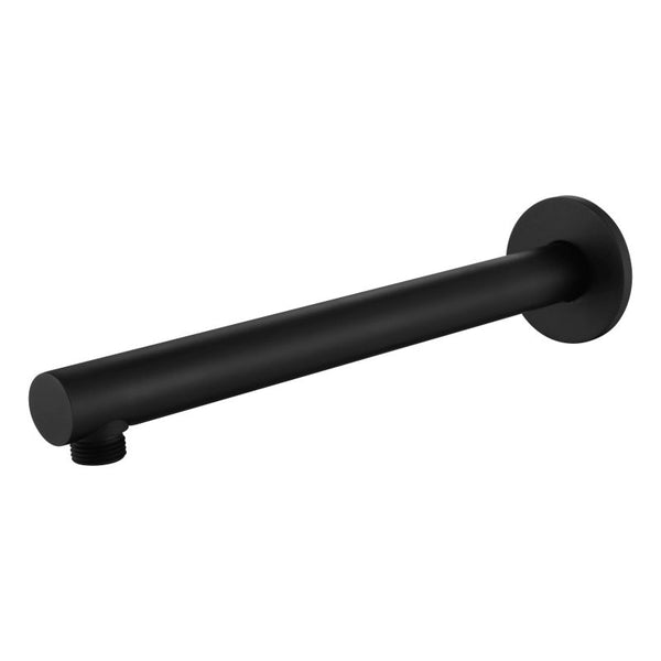 Modern National Round Shower Arm Matte Black
