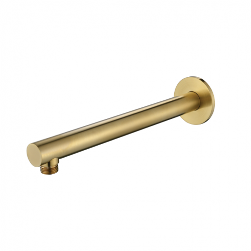 Modern National Round Shower Arm Brushed Bronze