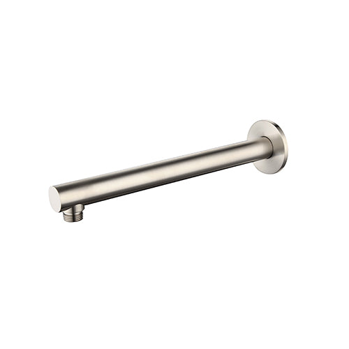Modern National Round Shower Arm Brushed Nickel