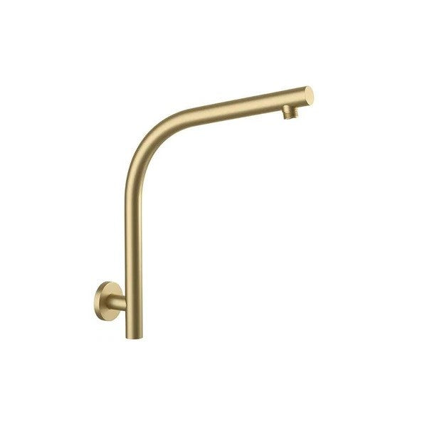 Aquaperla Wall Mounted Shower Arm - Brushed Yellow Gold