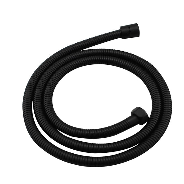 Aquaperla 1500mm Stainless Steel Shower Hose - Black