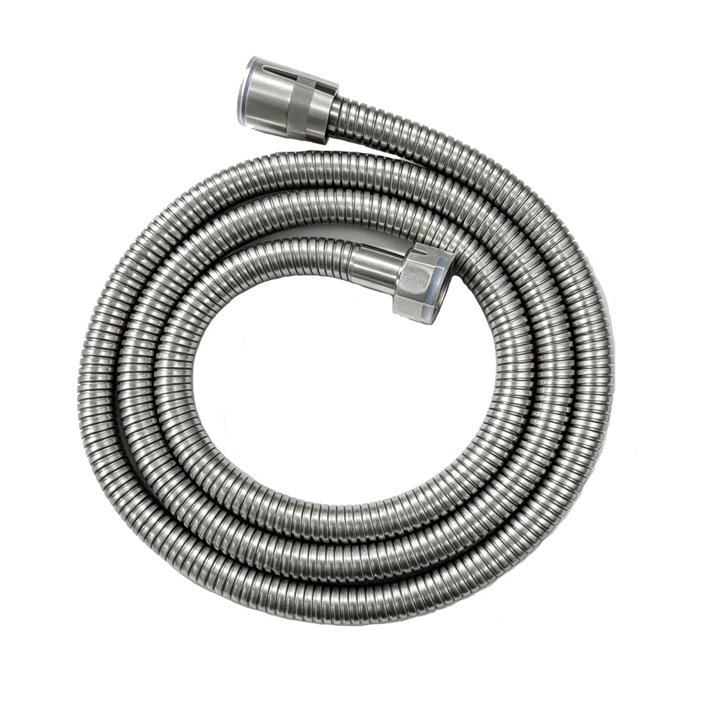 Aquaperla 1500mm Stainless Steel Shower Hose - Brushed Nickel